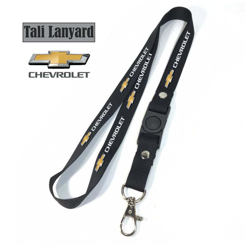 

lanyard CHEVROLET tali lanyard DISTRO gantungan kunci name tag id card kartu nama / tali lanyard gantungan leher fullprint