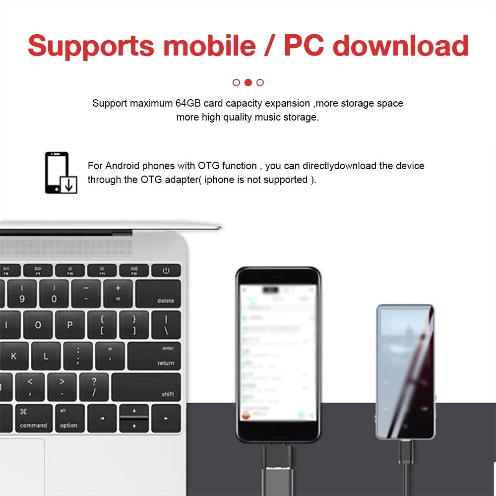 MROBO A6 8GB - MP3 MP4 Digital Audio Player Lossless HD FLAC