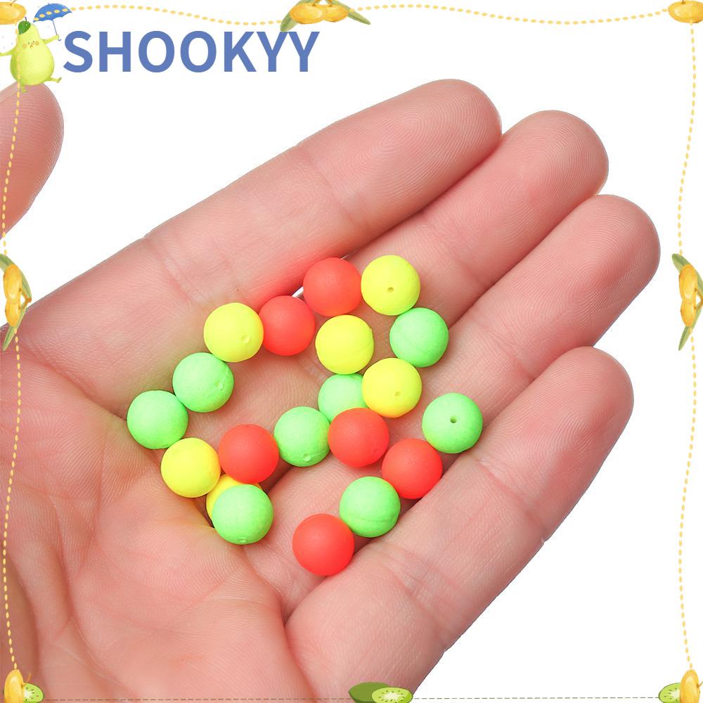 CHOOKYY 100pcs Foam Floats Ball Kualitas Tinggi Sumbat EPS Kacang