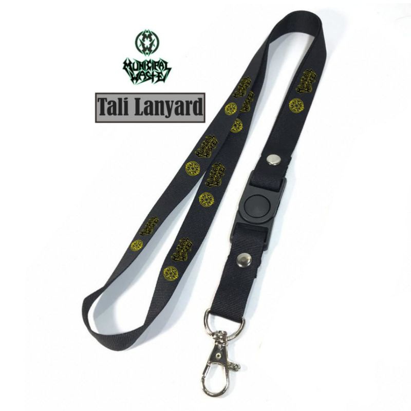 

lanyard MUNICIPAL WASTE lanyard BAND METAL gantungan kunci name tag id card kartu nama / tali lanyard gantungan leher fullprint