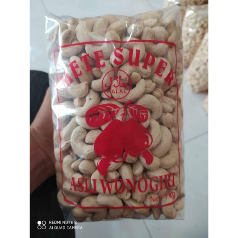 

TERMURAH [1KG MENTAH] Kacang Mete Mentah Asli Wonogiri MZR