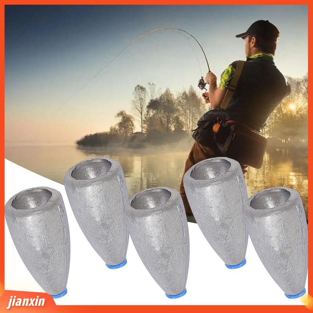 (In Stock) 5pcs /Set Memancing Pemberat Sinker Anti Gores Kuat Portabel Tahan Aus Ukuran Kecil Alat Memancing Anti-Cacat Tahan Abrasi Wastafel Memancing Untuk Memancing Di Luar Ruangan