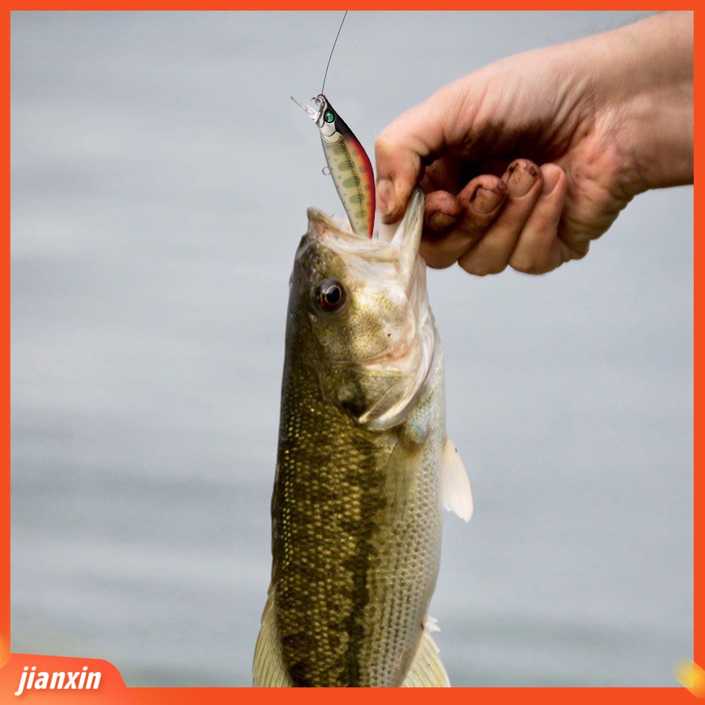 (In Stock) 50mm /5.2g Umpan Pancing Realistis 3D Simulasi Fisheye Tajam Kait Warna Terang Lempar Panjang Memancing Universal Ikan Kecil Tenggelam Umpan Tenggelam Untuk Outdoor