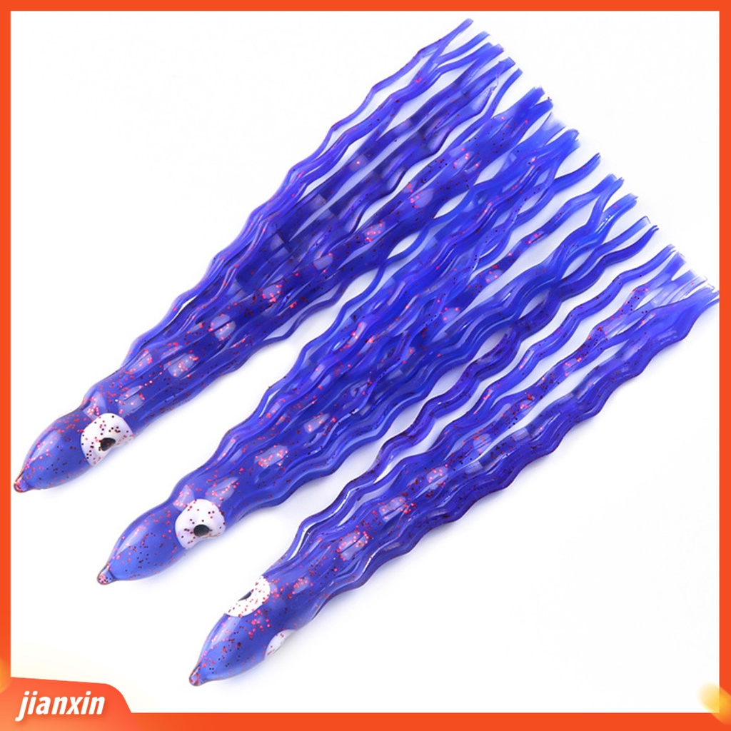 (In Stock) 14cm /6.5g Umpan Pancing Simulasi Menggoda Tahan Gigit Angling Karet Lembut Jarak Jauh Pengecoran Gurita Umpan Memancing Luar Ruangan