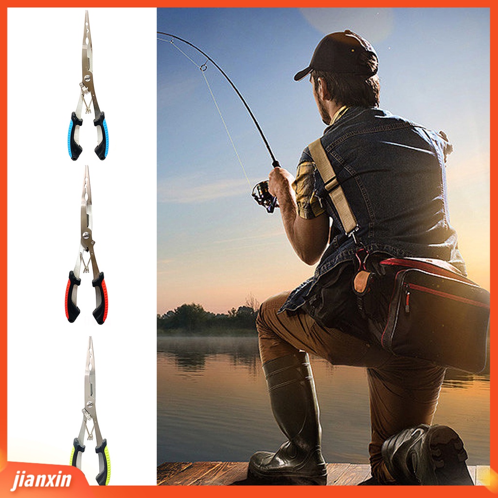 (In Stock) Tang Ikan Ergonomics Anti-slip High-strength Multifungsi Potong Garis Pancing Diikat Kait Tang Peralatan Angling