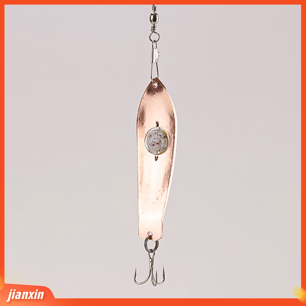 (In Stock) 9.5cm 30g Lampu Memancing Bawah Air Elektronik Menarik Ramah Lingkungan Dengan Kait Treble LED Umpan Umpan Pancing Lampu Untuk Angling