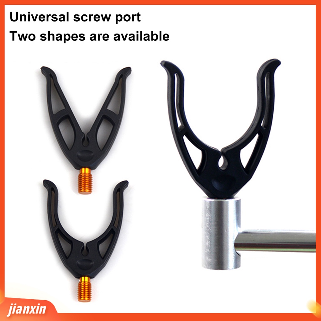 (In Stock) Plastik V-Head Rod Butt Anti Gores Reusable Ringan Pancing Stand Head Aksesoris Pancing