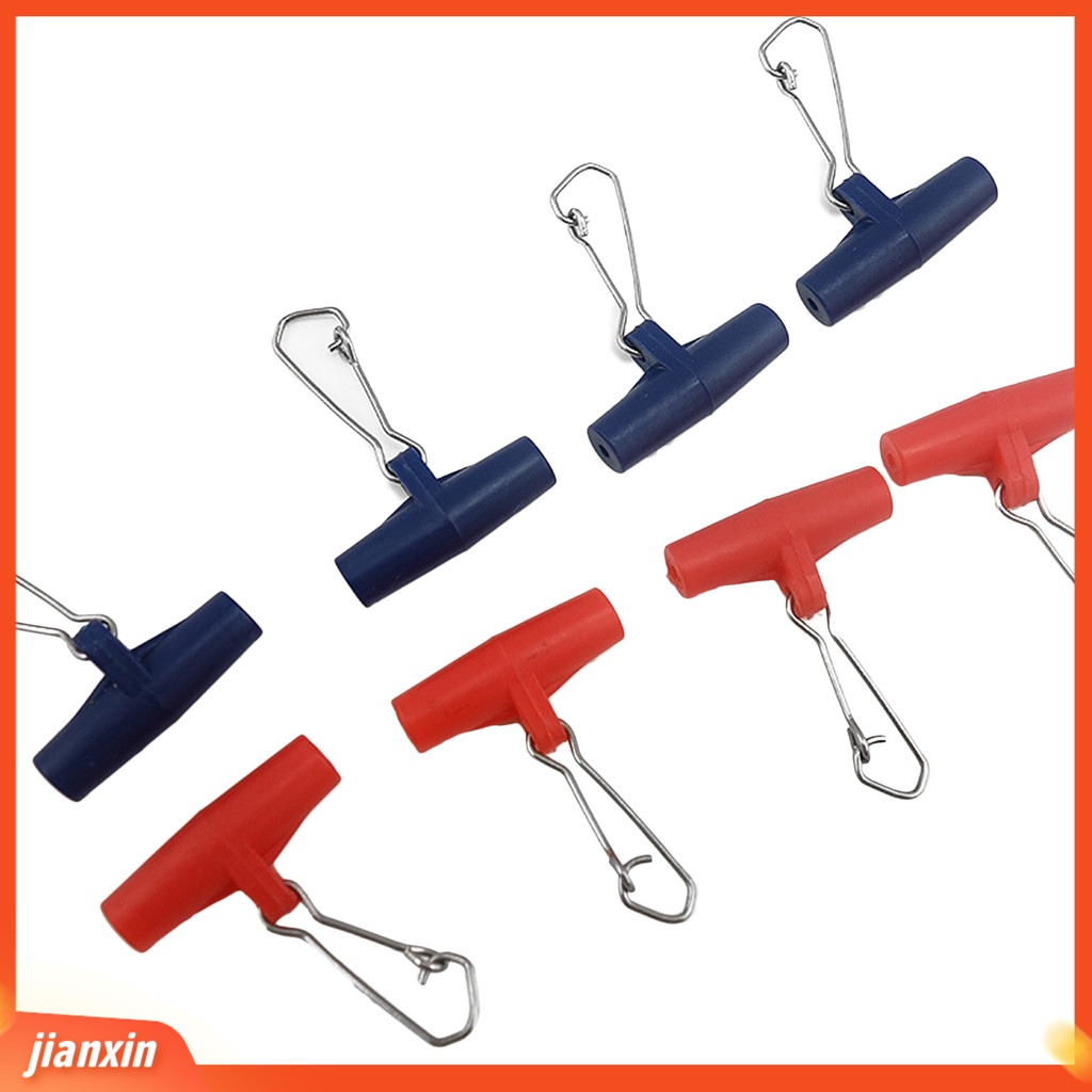 (In Stock) 10Pcs /Set Portable Pancing Sinker Slide Slider Hook Snap Aksesori Alat