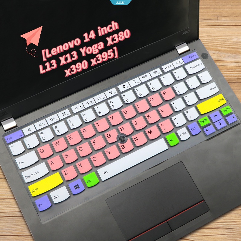 Cover Aksesori Lenovo Keyboard Komputer Tahan Air Yang Dapat Dicuci Untuk Model 14inch L13 X13 Yoga X380 X390 X395 Penutup Debu Keyboard [ZK]