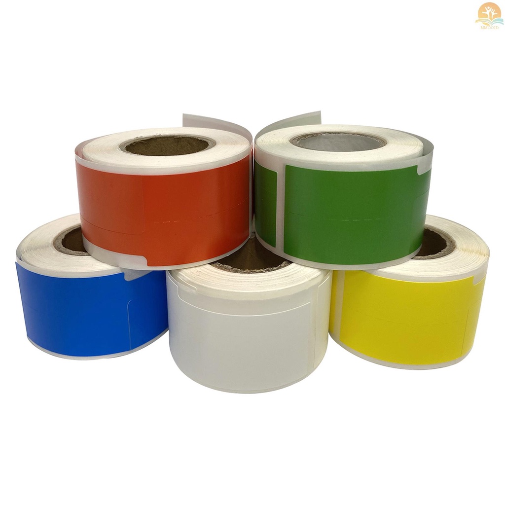 In Stock Cable Label Self-Adhesive Thermal Printing Sticker Kertas Tahan Air Minyak Tahan Sobek Label Tape Untuk Kabel Wires Jewelry Untuk Seri DP23 Thermal Printer Label Membuat