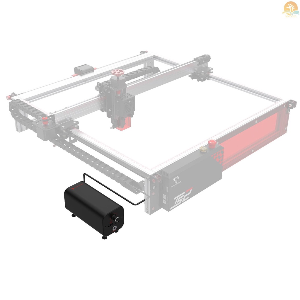 In Stock Dua Pohon Air Assist High Speed Air Pump Adjustable Airflow Kompatibel Dengan Laser Engravers TWOTREES TS2/Totem S/TTS-55/Atomstack A5 Pro/Sculpfun S9 /S6 Pro/Ortur Tiang Laser