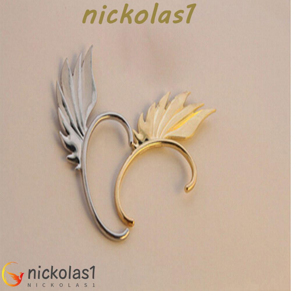 NICKOLAS1 Klip Manset Telinga 1PCS Pria Wanita Musim Panas Gothic Bentuk Sayap