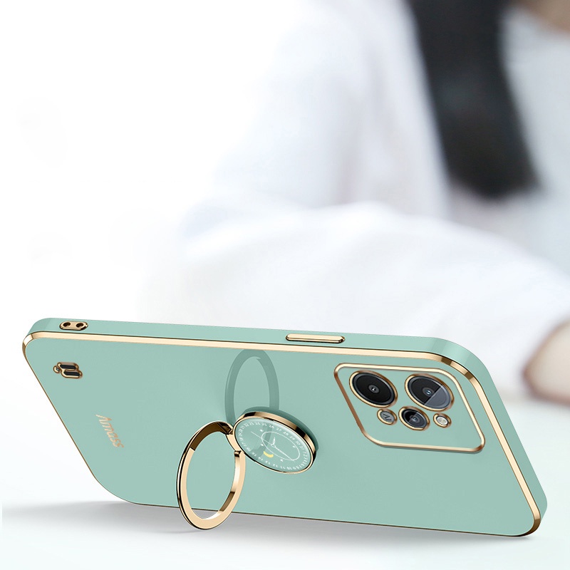 Gloden tree Phone Case Untuk OPPO Realme C31 4G Original Casing Dengan Watch Standand Lanyard