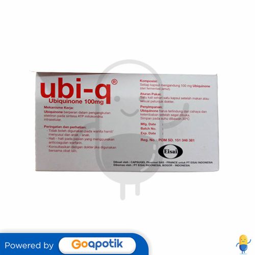 Ubi Q 100 Mg Box 30 Kapsul