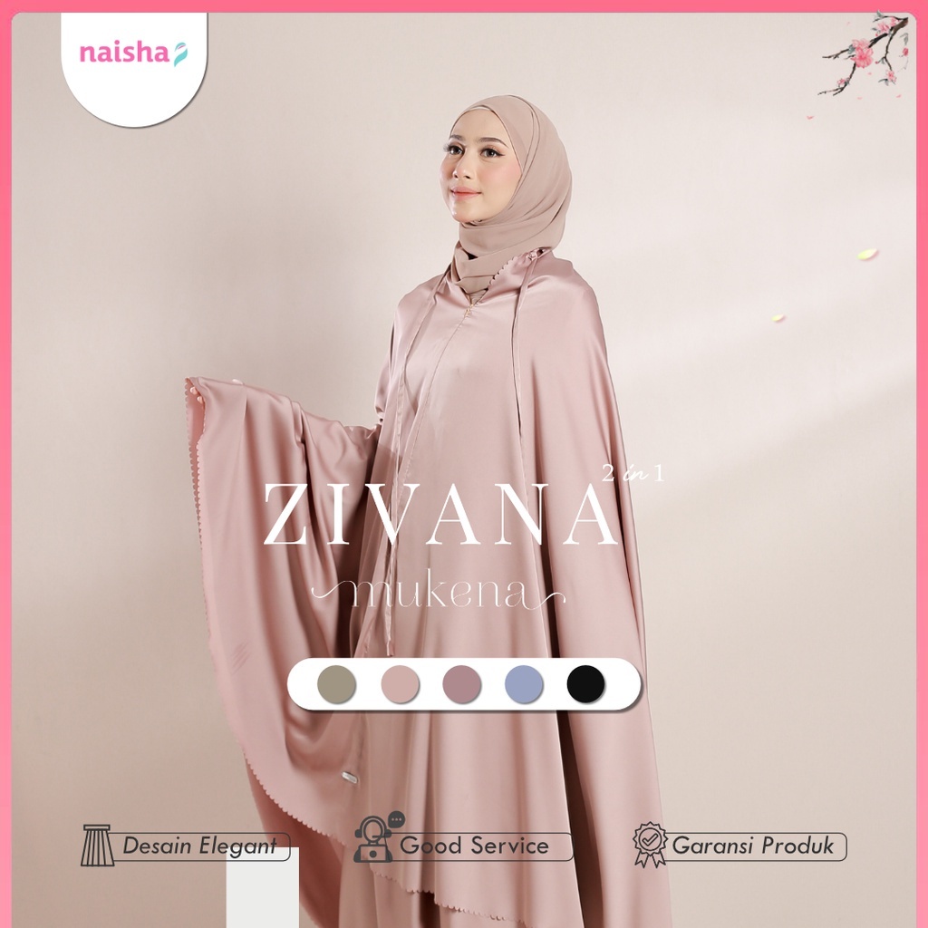 NAISHA OFFICIAL - Zivana Mukenah | Mukena Silk Mewah