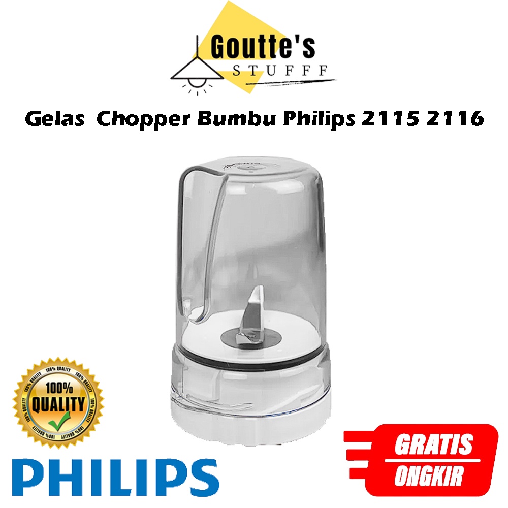 Gelas Bumbu Philips Chopper Philips Set (HR 2115/2116/2061/2071)