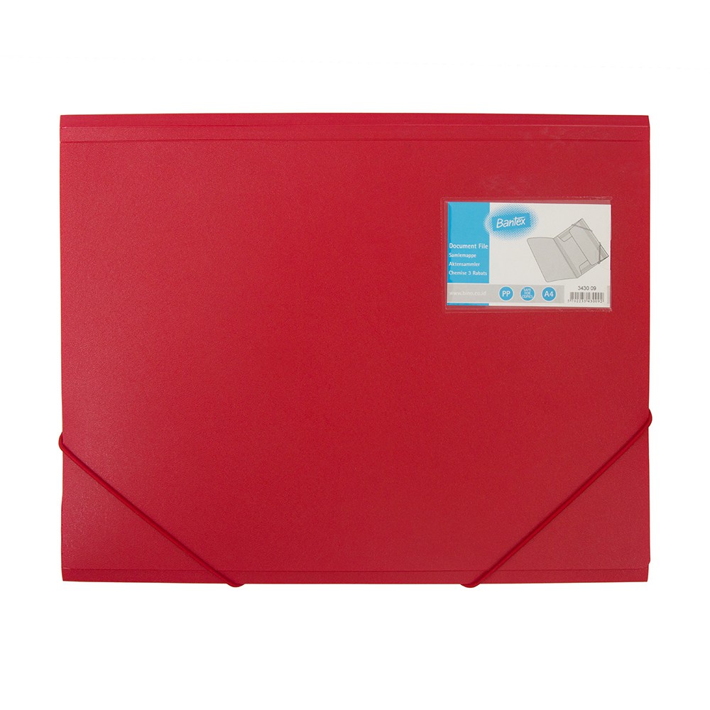 

[Artomas] Bantex Document File A4 Red 3430 09