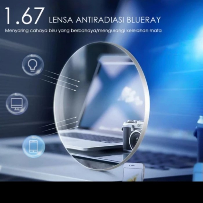 LENSA BLUECROMIC PHOTOCROMIC+BLUERAY INDEX 1,67 ORIGINAL