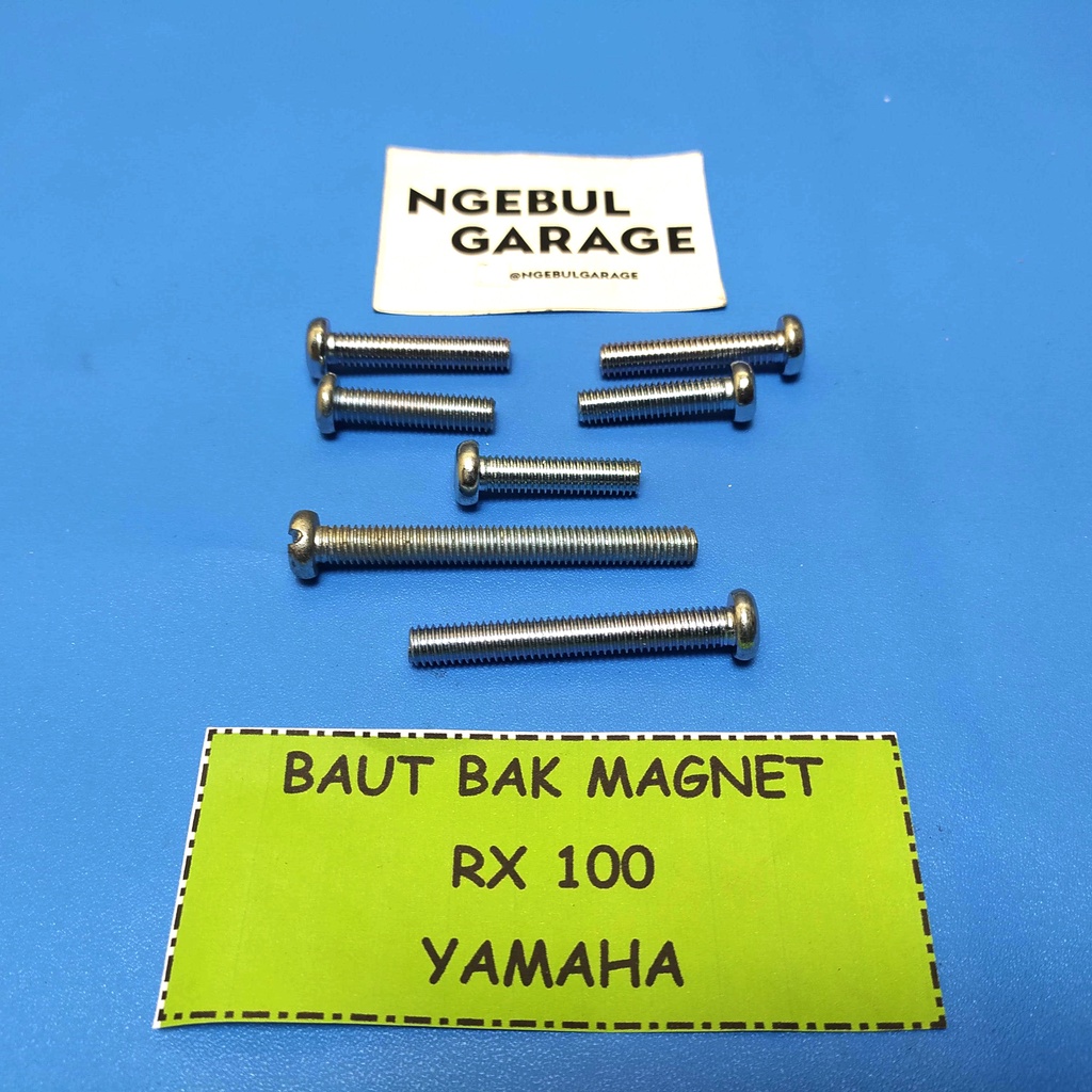 Baut Bak Magnet RX100 RX 100 YAMAHA SILVER