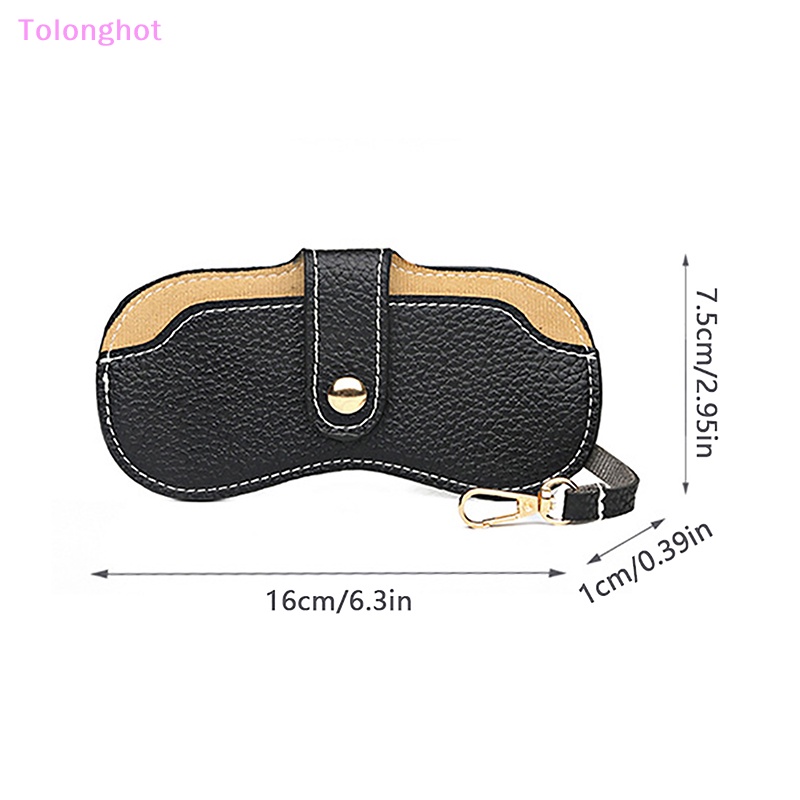 Tolonghot&gt; Kacamata Portabel Cases Multicolor Sunglasses Bag Kacamata Pelindung Lengan Kulit Pu Wanita Fashion Hadiah Kreatif well