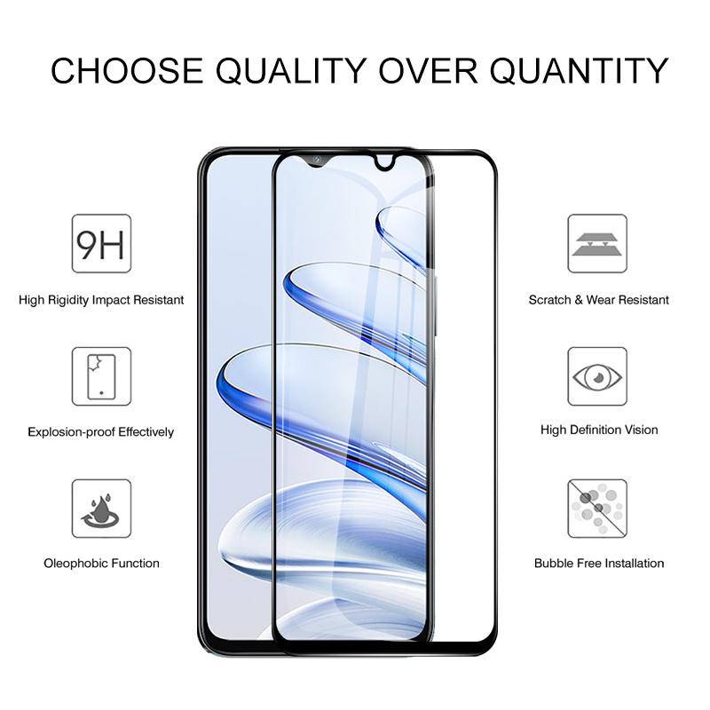 3pcs Film Tempered Glass 9d Untuk OnePlus Ace 2V Pro Racing 10R 10T 9RT 9R 9 8T 7T 7 6T 6 5T 5 3T 3 2T Pelindung Layar Untuk OnePlus Nord CE 3 2 Lite N300 N200 N100 N30 N20 N10