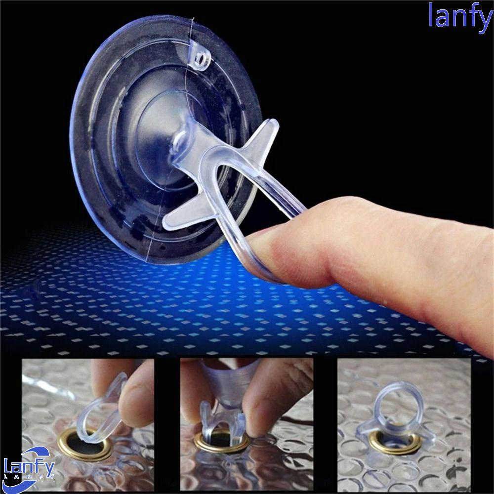 LANFY Suction Cup Aksesoris Mobil Interior Otomotif Bahan PVC Sun Visor Suction Cups 45mm Penghisap Jendela Suction Cup Hook