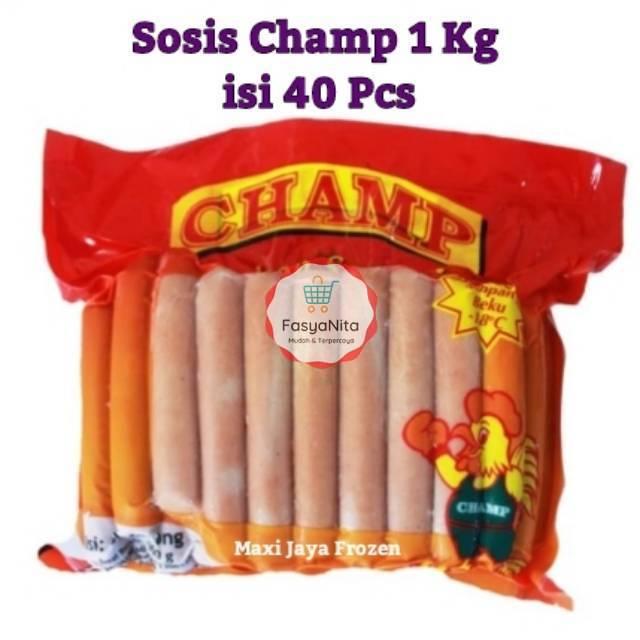 

Sosis Ayam Champ 1 Kg 40 pcs