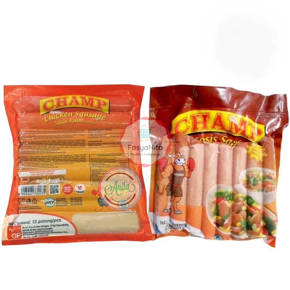 

Champ Sosis Ayam Sapi 15Pcs 375gr