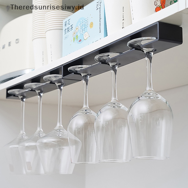 #Home &amp; Life #Tempat Gelas Wine Gantung Bawah Rak Goblet Drying Rack Kitchen Bar Stand~