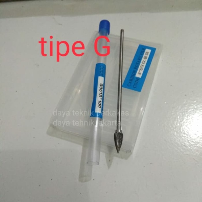 mata tuner long 3 x 6 tipe G - bor cuner panjang - mata porting motor tuner porting dtp