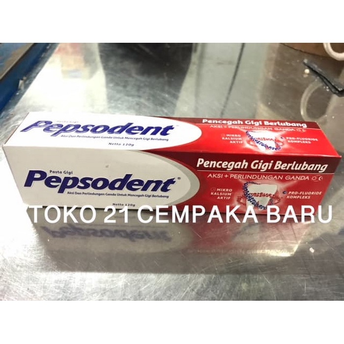 Pepsodent Pasta Gigi yang Biasa 120 gram | Pencegah Gigi Berlubang Odol Pepsoden Murah Promo 120g
