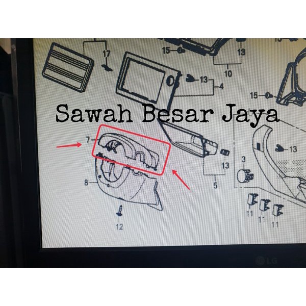 Cover Column Upper - Tutup Atas Air Bag Steer Stir Honda Brio . Mobilio . BRV 2016 2017 2018 2019 20