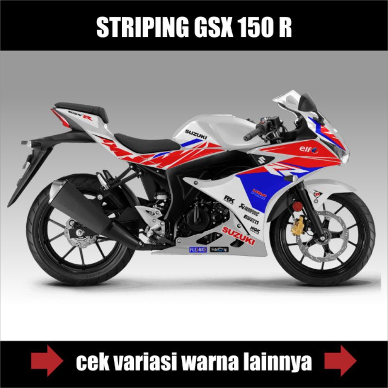 STRIPING GSX R 150 / STIKER LIS BODY MOTOR SUZUKI GSX 150R /  DECAL GSX 150 R