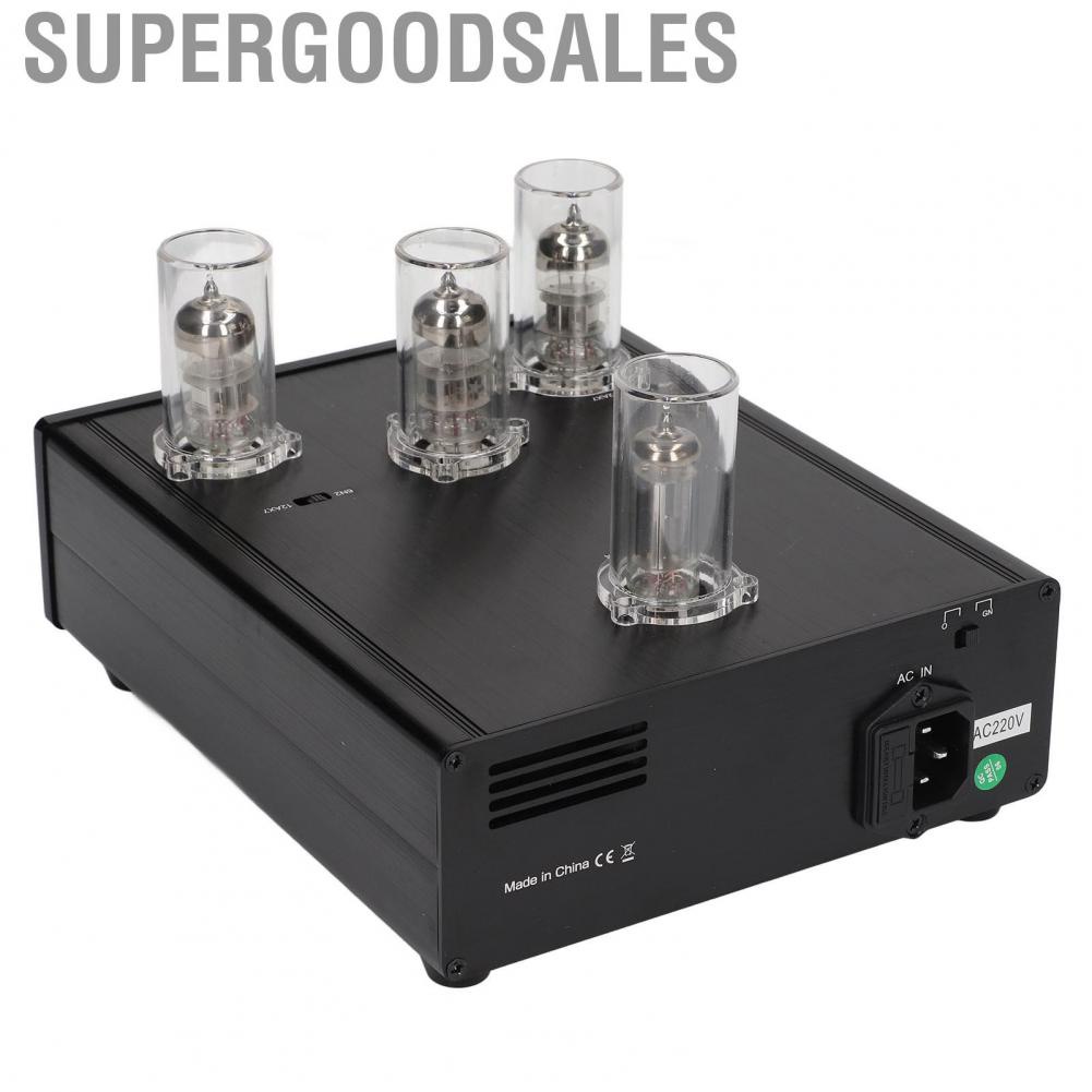 Supergoodsales Phono Preamplifier  Low Background Noise Vacuum Tube Elegant Appearance HIFI Portable for Record