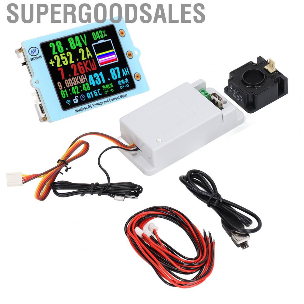 Supergoodsales Digital Voltmeter Ammeter Volt Gauge With Color Screen