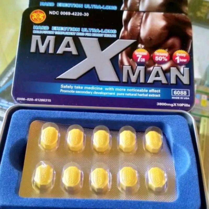 OBAT KUAT PRIA TAHAN LAMA MAXMAN ASLI 100% ORIGINAL OBAT PENAMBAH STAMINA PRIA OBAT KUAT HERBAL ALAM