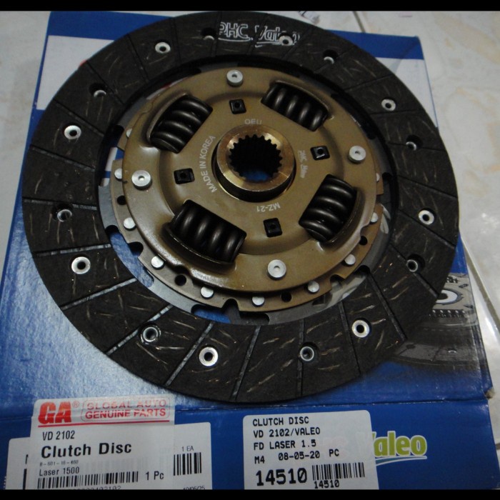 SPAREPART OTOMOTIF- Kampas Kopling Ford Laser 1500 Valeo Korea -KOMPONEN AKSESORIS