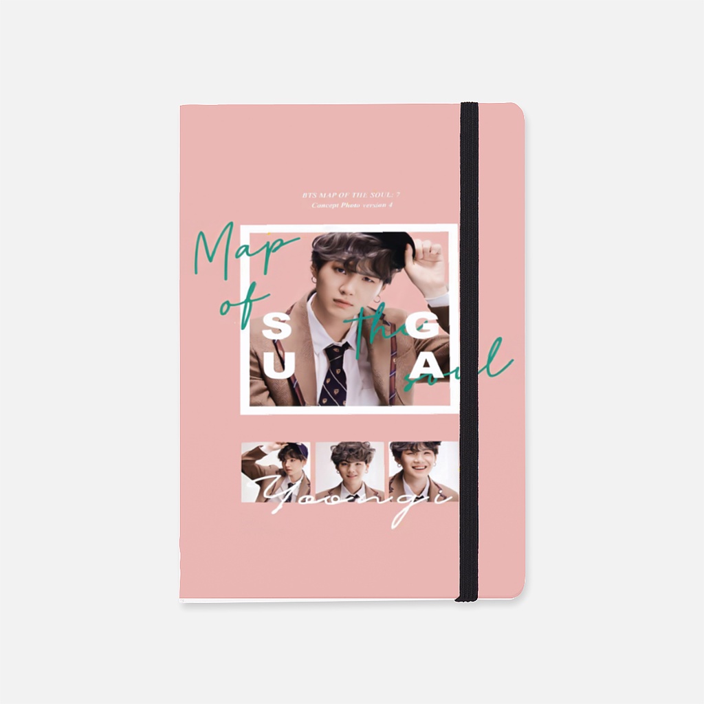 

Soft Cover Notebook Suga BTS MOTS7 | gmwm #101
