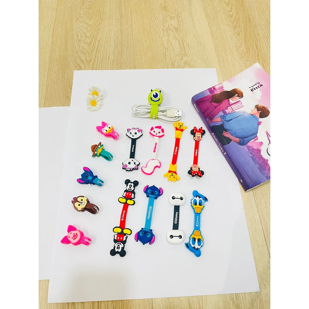 [PUSAT 18] DISNEY - PENGIKAT KABEL CHARGER HEADSET - PENJEPIT KABEL SERBAGUNA