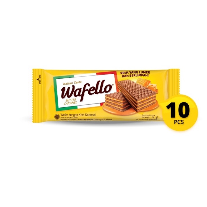 

Wafello Butter Caramel 10 Pcs x @17 Gr ORIGINAL