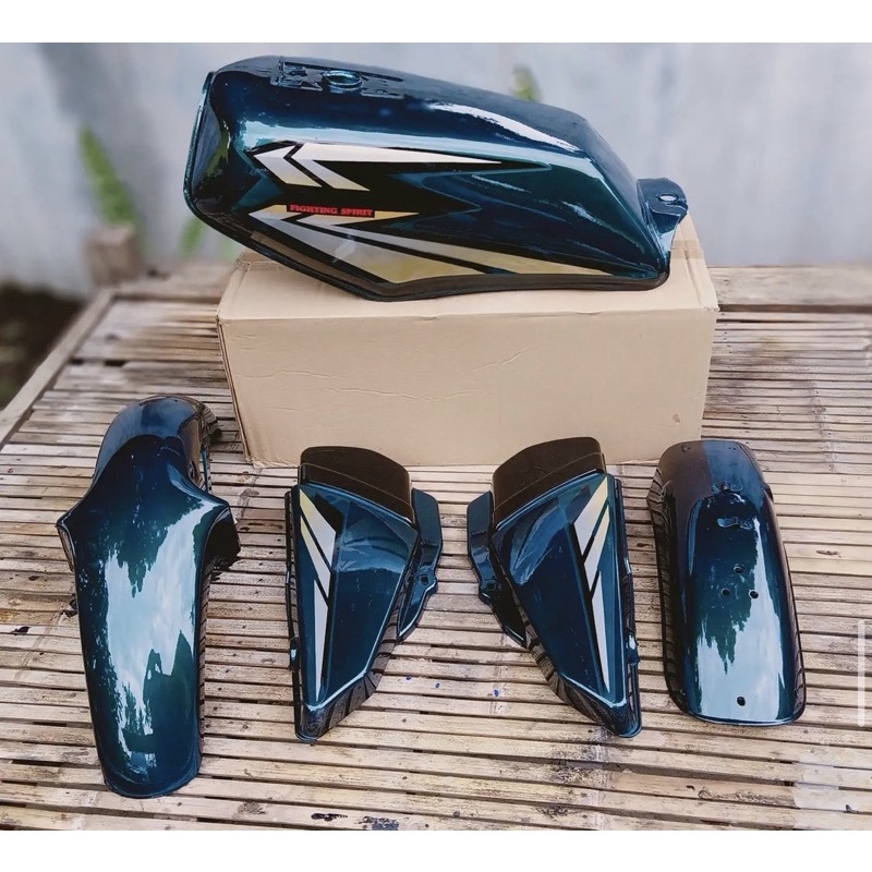 Paket Hemat Fullset Body Set Rx King 2002 Warna Hijau Botol Fullset terlaris