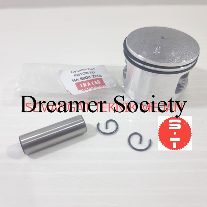 Berkualitas 6800 5800 SPAREPART PISTON SET CHAIN SAW CHAINSAW 22" INATEC NA6800 FCX560
