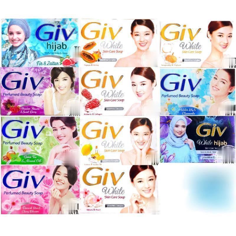 SABUN GIV BATANGAN Batang TIN ZAITUN PASSION FLOWER SWEET BERRY GREENTEA ALMOND DAMASK ROSE CHERRY B
