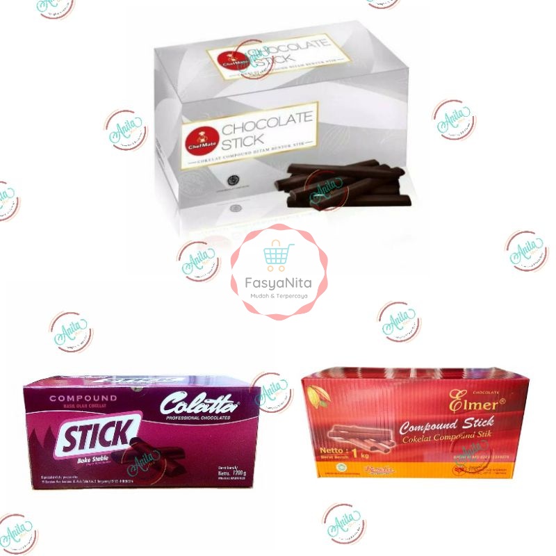 

CHOCOLATE STICK BAKED STABLE | Colatta Chefmate Elmer - COKLAT STIK TAHAN PANGGANG - COKELAT PAGAR Couvertur Compound