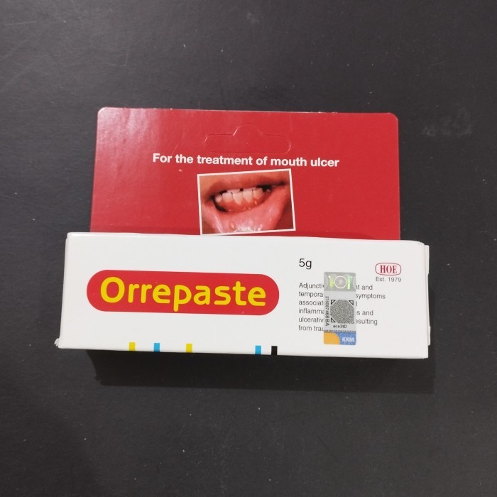 

Jualll !!! Promo Murah Orrepaste Cream 5 Gram Obat Sariawan Berbentuk Cream Gel Ampuh Terlarisss