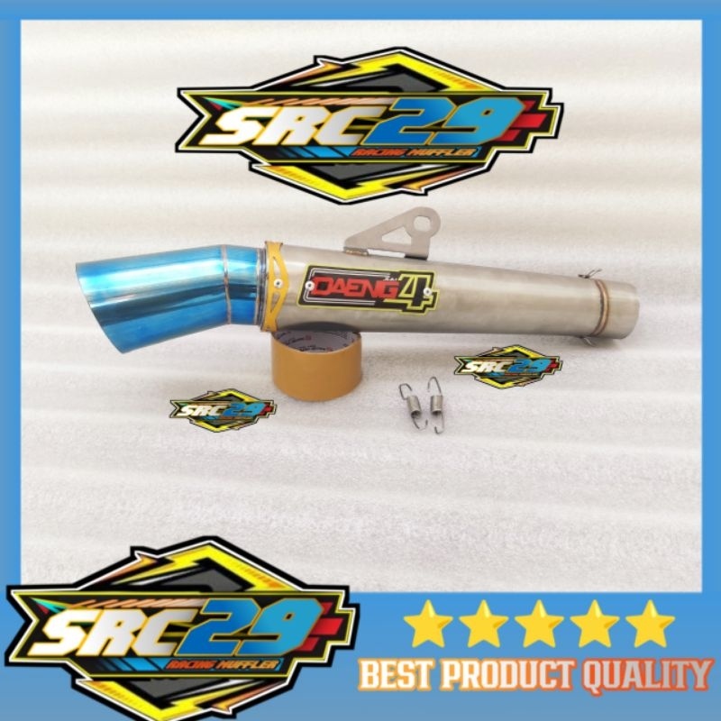 exzos muffler only Daeng4 sai / canister Daeng sai4 stainless 51 mm pnp