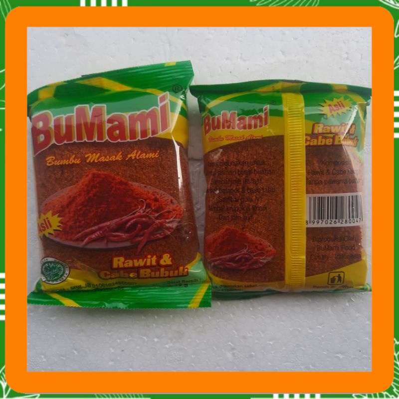 

Bu mami hijau 40 gram cabe bubuk Best Seller