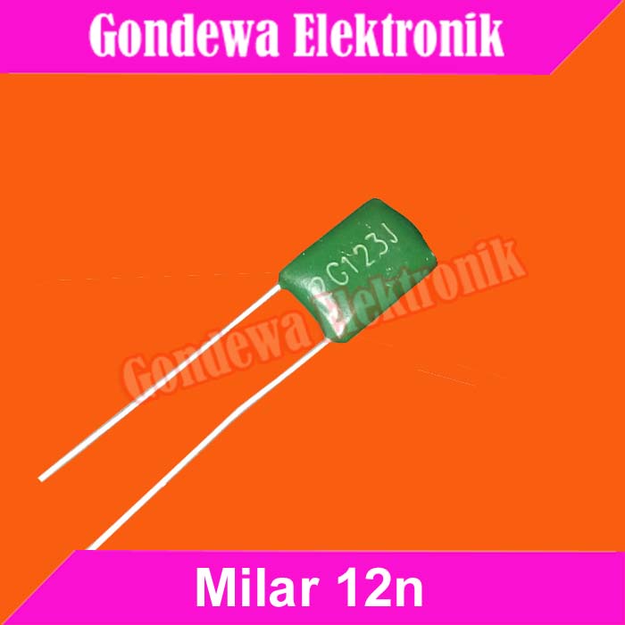Capasitor milar 12n 12nf 123