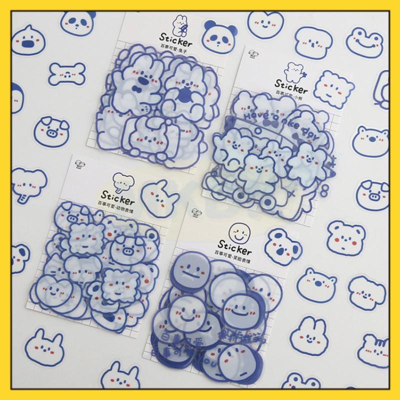 

⭐ MKBK ⭐ Sticker 22/24/40 Lembar Stiker Murah Kertas Stiker Cutting Sticker Anime Dekor Aesthetic Stickers Sticker DIY Scrapbook Stiker Hias Lucu in Box