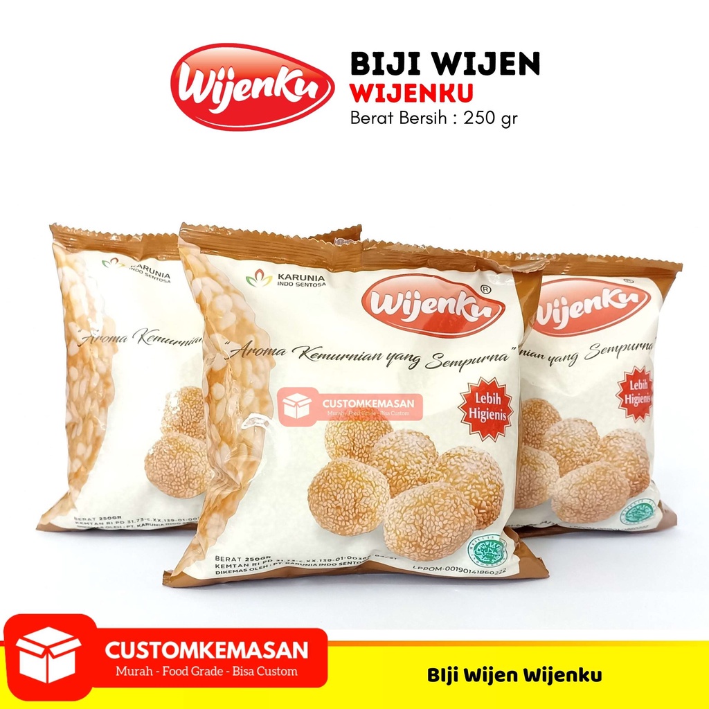 

Wijenku 250gr / Biji Wijen Wijenku / Biji Wijen Putih